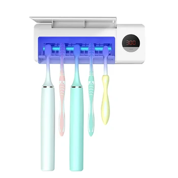 UV Sterilizator zobne ščetke Visi Ultravijolično zobna ščetka Držalo za Polnjenje Wall-Mounted UVC Sijalka Razkuževanje Sanitiser Svetlobe