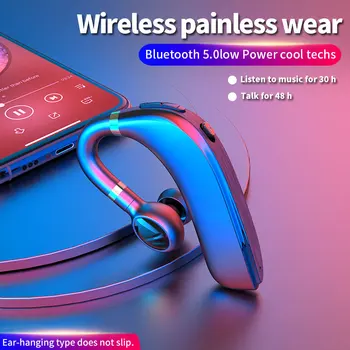 Originalni Poslovni Bluetooth slušalke šumov Glasovni Nadzor Brezžične Slušalke Voznik Šport Slušalke za iPhone Android