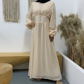 Novi Pure Color Naguban-Bankrot Obleko, ki Niso Pregledne Polno Nepropustno Dvojno Šifon Obleke Vroče Prodati Turčija Novo Obleko Zbirka Ženske