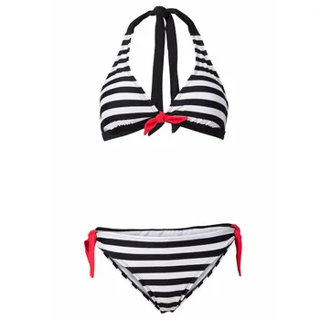 Bikini 2020 Plavati Plaža Obrabe Prugasta Tiskanja Seksi Ženske Bikini Kopalke dvodelne kopalke Ženske Brazilski Plažo Ženski