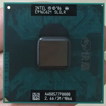 Intel Core 2 Duo P8800 CPU Prenosnik, procesor PGA 478 cpu deluje pravilno