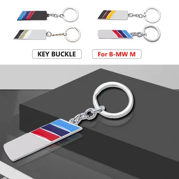 1Pcs kovinski Obroček za ključe Auto Key Chain Avto Keyring Keychain Za BMW M3, M5 M6 X1 X3 X5 E34 E39 E36 E60 E90 E46 F30 F10 Avto Styling