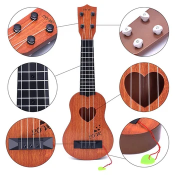 ABLD-Izobraževanja v Zgodnjem Otroštvu Kitara Klasična Igrača Ukulele Kitara Instrument Simulacije Majhne Kitara Vrtec Instrument