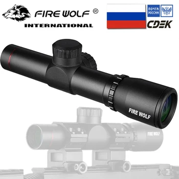 Lov 4.5X20 Puška Področje Taktičnih Optične Pogled P4 Reticle Riflescope Z Flip-odprite Objektiv Kape in Obroči