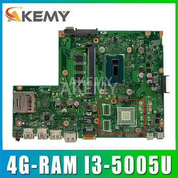 Akemy X540LJ Prenosni računalnik z matično ploščo za ASUS VivoBook X540L R540L F540L A540L X540LA original mainboard 4G-RAM I3-5005U