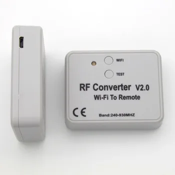 Univerzalni RF pretvornik WIFI za daljinsko upravljanje 300-868mhz Android, IOS RF WIFI daljinski upravljalnik 433mhz 868mhz 330mhz 315mhz Universa