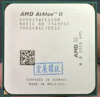 AMD Athlon II X4 645 X645 Quad-Core AM3 938 CPU deluje pravilno Desktop Processor