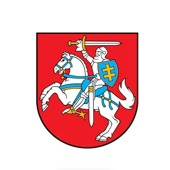 Klasična Designnational Zastavo, Grb Grb Litva Okno Zid Auto Avto Nalepke Nalepke Uv ProtectionMirror Kk19*15 cm