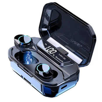CUFOK Res Brezžične Slušalke Bluetooth 5.0 TWS Čepkov IPX7 Nepremočljiva Šport HiFi Bas Slušalke, Prostoročno, Slušalke z Mikrofonom