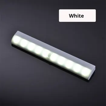 1Pcs Dobre Kvalitete LED Omaro Luči baterijsko Kabinet IR Ir Detektorja Gibanja Stenska Svetilka