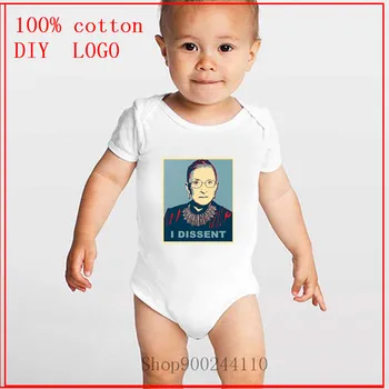 Ruth Bader Ginsburg RBG sem Nestrinjanje tiskanje Baby Bodysuits kratkimi Bombaž Dekle/Fant Obleke Novorojenega Dojenčka Baby Oblačila