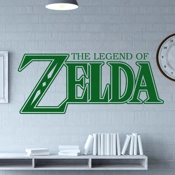 Zelda Logotip Soba Dekoracijo Igre Plakat Stenske Nalepke Zidana Za Otroke, Soba, Spalnica Playroom Art Dekor Okno Nalepke Zidana J09