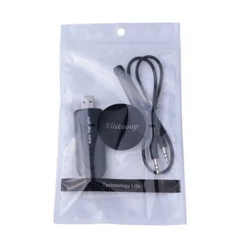 Elistooop USB 3,5 mm Brezžična tehnologija Bluetooth 4.1 A2DP v Stereo Glasbe, Audio Oddajnik Pošiljatelja za PC TV Bluetooth Zvočnik Slušalke