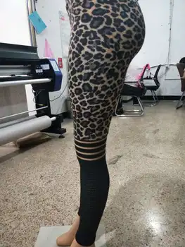 Stiskanje hlače ženske Leopard dokolenke žensk tesen za športno vadbo, fitnes, tek, kolesarjenje tek joga 2020 nova