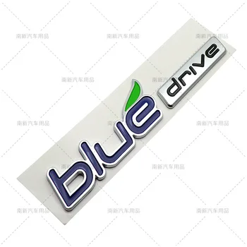 1Pcs ABS 3D Blue Drive Emblem Značko Avto Zadaj Prtljažnik Nalepke Avto Styling Za Hyundai Sonata Hybrid NAGLAS SOLARIS TUCSON KIA