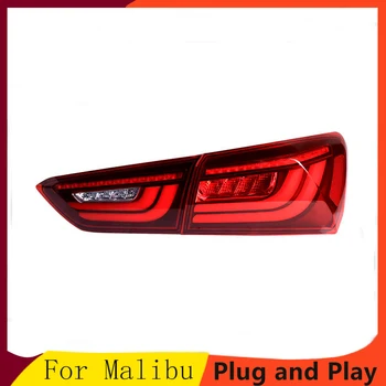 Avto Styling LED Rep Lučka za Chevrolet Malibu Rep Luči 14-18 za Malibu Zadnje Luči DRL+Vključite Signal+Zavora+Povratne LED luči