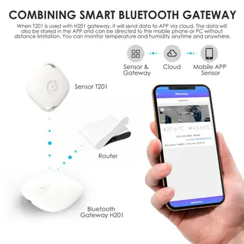 Brezžična tehnologija Bluetooth Termometer In Higrometer Inteligentni Senzor Senzor Deluje Z Android In IOS Telefonov 2020