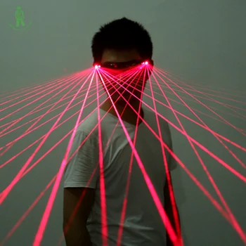 Brezplačna Dostava LED Laserska Očala Zelena Rdeča Lučka Ples Fazi Kažejo, DJ Klub Stranka Rdeča Zelena Laserman Kažejo Očala