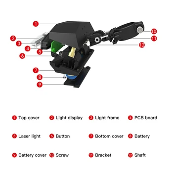 Brezžični Kolo Rep Svetlobe Smart USB Polnilna luč kolo Z Glavo Spredaj Luč Remote Turn led Izposoja Zadnje Luči laserski Signal