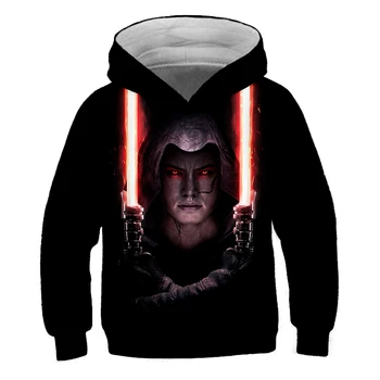 2020 Star Wars 3D Fashion Lep pulover s kapuco Tiskanja Fantje in dekleta Hoodies Sweatshirts Dekleta Skokih jeseni in pozimi Vrh poliester