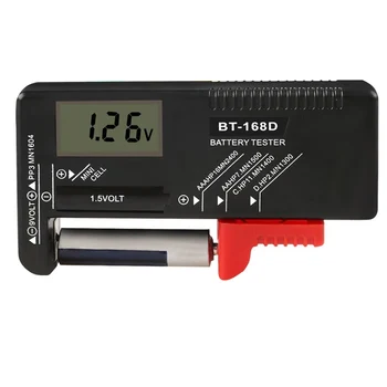 BT168 Prenosni Univerzalni Digitalni Tester za Baterije Volt Checker Za AA AAA 9V 1,5 V Gumb Več Velikosti Baterije Tester za Preverjanje