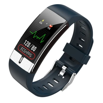 SUNROAD smart band z telesna temperatura, srčni utrip, EKG PPG fitnes tracker šport ura zapestnica nepremočljiva barvit zaslon