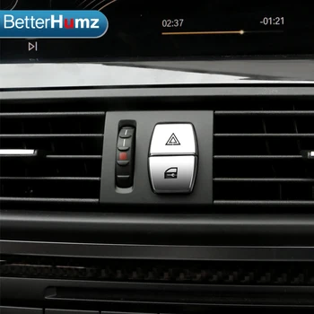 BetterHumz avto notranje zadeve ABS opozorilna Lučka gumb kritje Za BMW F10 F07 F06 F12 F13 F01 F02 avto styling dodatki