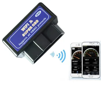 MINI ELM327 V1.5/V2.1 Wifi/Bluetooth Auto Obdtool Optičnega Avto Orodje za Diagnostiko, ELM327 Za Android/Symbian Za OBDII Protokola