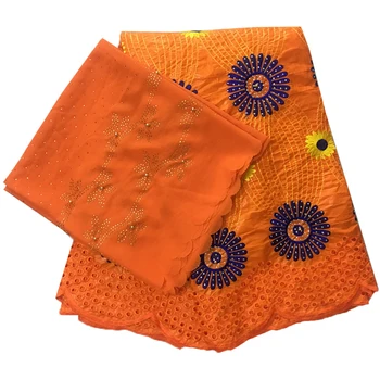 Gvineja brocade tkanine bazin vezenine, čipke beaded diy afriki tkanine afriške ženske oblačila nigerijski gele headtie 5+2 metrov/veliko