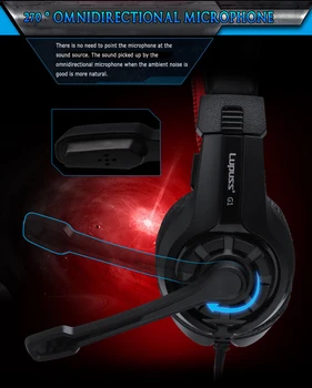 Slušalke na uho Žično Igre Gaming Slušalke Slušalke Globok Bas Stereo Z Mikrofonom Za PS4 Prenosni RAČUNALNIK Gamer