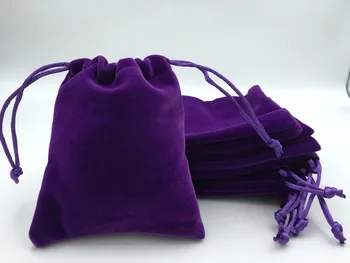 50Pcs/Lot 10*12 CM Priljubljeni vroče high-grade žamet pravokotnik flannelette vrečko vrečko darilo kakovost super dobro