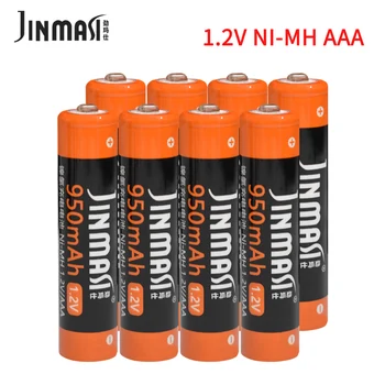 2-24PCS 1,2 V ni-mh bateriji aaa polnilne baterije 3A aaa baterije 950mAh baterije za igrača svetilka
