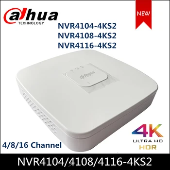 Dahua NVR NVR4104-4KS2 NVR4108-4KS2 NVR4116-4KS2 4/8/16 Kanal, 1U, Smart 4K&H. 265 Lite Omrežja, Video Snemalnik