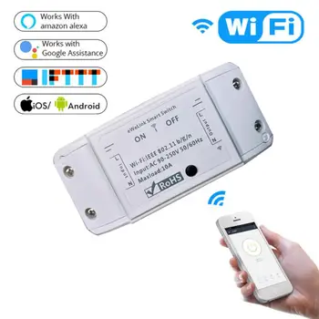 4 kos eWelink APP remote control WiFi Smart on/off Stikalo 10A Univerzalno Breaker za ventilator lučka grelec Programirano delo s Amazon alexa