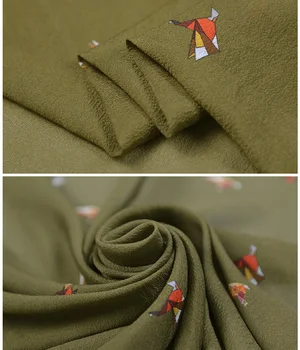 100cm*135 cm Ptic naravna svila volna tkanina kakovosti georgette krep materiala za obleko