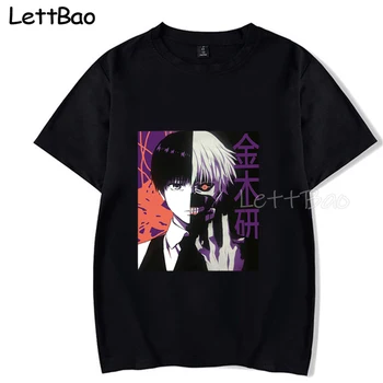 Tokio Ghoul Anime Manga T Shirt Novo Funimation Kaneki Ken Risanka Lepo Svoboden T-shirt Moški Cotton Tee Shirt Mens Oblačila 2020