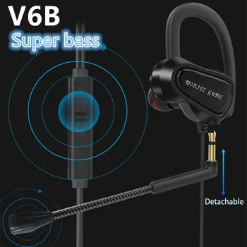 Igralec žično in-ear Slušalke G100X prenosni sweatproof bas stereo Gaming slušalke z mikrofoni za glasbo PS4 PC