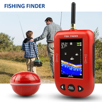 Erchang Ribe Finder in mobilnih Brezžičnih Sonar 48M/160ft Globine 200 M Razdalja Obseg Rib Jezera Odkrivanje Poklicnih Ribe Finder