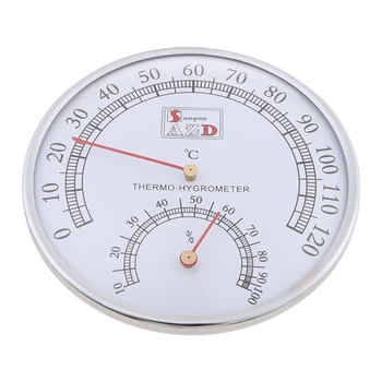 Savna Termometer Iz Nerjavečega Jekla Parna Savna Soba Termometer, Higrometer Kopeli In Savne Notranja Zunanja Uporablja