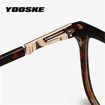 YOOSKE Anti Modra Svetloba Računalnik Očala Okvirji za Ženske Letnik Cat Eye Glasses Retro Optična Očala