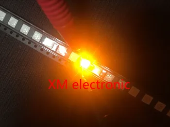 500pcs/veliko SMD 5050 smd LED rumeno Diode1.8-2.4 V Trgovini 585-590nm 5.0*5.0*1.5 MM 0.2 W 60MA