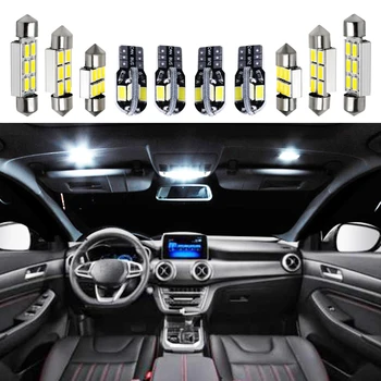 Za 2001-2019 Toyota Highlander Bel avto dodatki Canbus Napak LED Notranjosti Branje Svetlobe Svetlobni Kit Zemljevid Dome Licenco