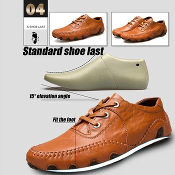 ZFTL Novih Moških Priložnostne čevlji za moške loafers Poslovnih čevlji hobotnica moški vožnjo čevlji Angliji grah čevlji mehko usnje 032