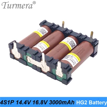 Baterije 18650 HG2 3000mAh 30A 12,6 V za 25.2 V za Izvijač Shurika Spajkanje, Trakovi Turmera 3S 4S 5S 6S Baterijski Paket po meri