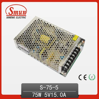 NOV 75-vatne žarnice 5VDC 15A Stikalni napajalnik En Izhod AC/DC SMPS