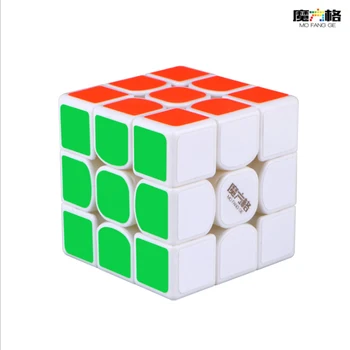 Novo QiYi MoFangGe strela z jasnega V3 M 3x3x3 Magnetni Magic Cube Stickerless Uganke Kocke Strokovno Magneti Cubo Magico 3x3