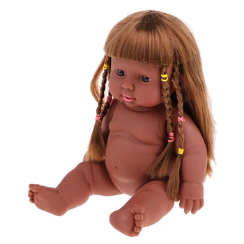 30 cm Realne Baby Doll Vinil Afriško-Ameriški Telo Dojenčka Baby Lutke