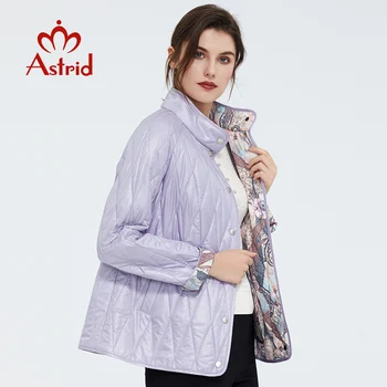Astrid 2020 novo Pomlad moda Kratke ženske plašč Stojalo ovratnik visoko kakovost ženski Outwear trend Mestnih Tanko Jakno ZM-9423