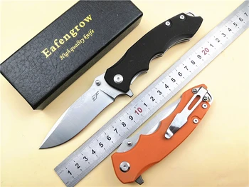 Eafengrow EF12 D2 Folding nož g10 ročaj kroglični ležaj pripomoček/na prostem/kampiranje/lov/folding nož EOS Žepni nož ročno orodje
