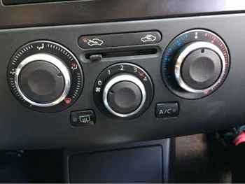 3pcs Avto styling klimatske naprave s toplotno krmiljenje Stikalo gumb AC Gumb avto dodatki za Nissan Tiida/NV200/Livina/Geniss